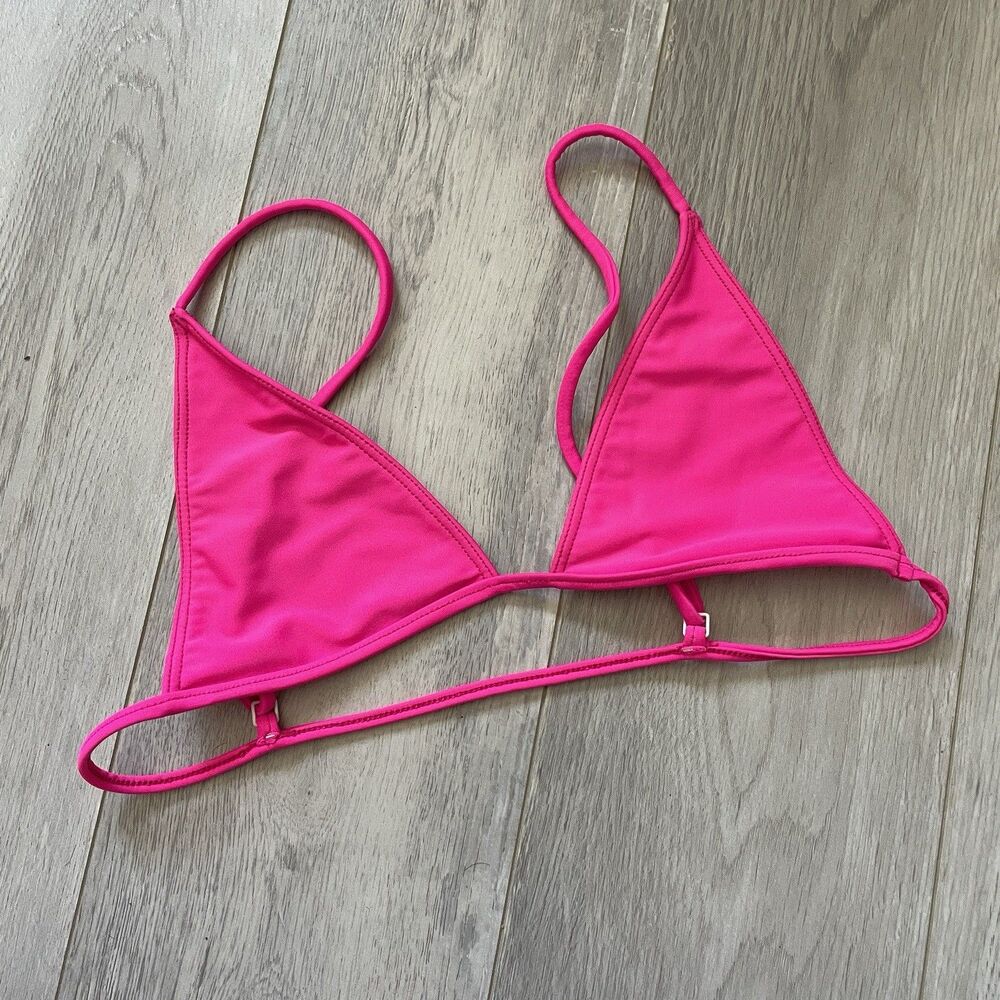 Minimale Animale Bikini Top triangle micro womens Neon Pink (small) swim beach